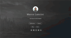 Desktop Screenshot of marcolancini.it