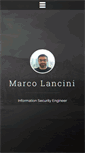 Mobile Screenshot of marcolancini.it